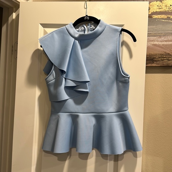 Lulus Tops - Blue sleeveless blouse